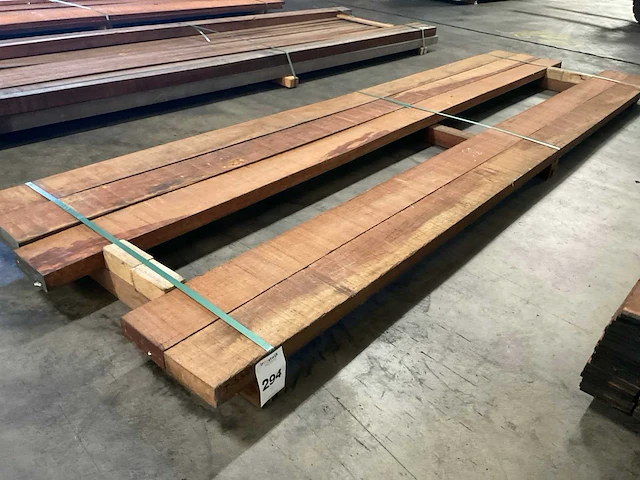 Azobé regel 50x150 mm (5x) - afbeelding 1 van  5