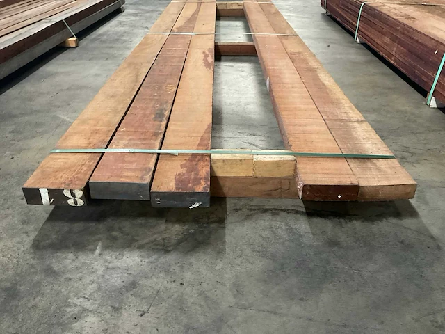 Azobé regel 50x150 mm (5x) - afbeelding 2 van  5