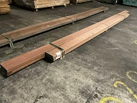 Azobé regels geschaafd 40x140 mm (4x) - afbeelding 1 van  4