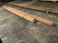 Azobé regels geschaafd 40x140 mm (4x) - afbeelding 3 van  4
