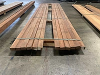 Azobé regels geschaafd 45x70 mm (12x) - afbeelding 4 van  6