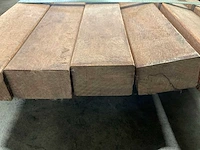 Azobé regels geschaafd 45x70 mm (12x) - afbeelding 6 van  6