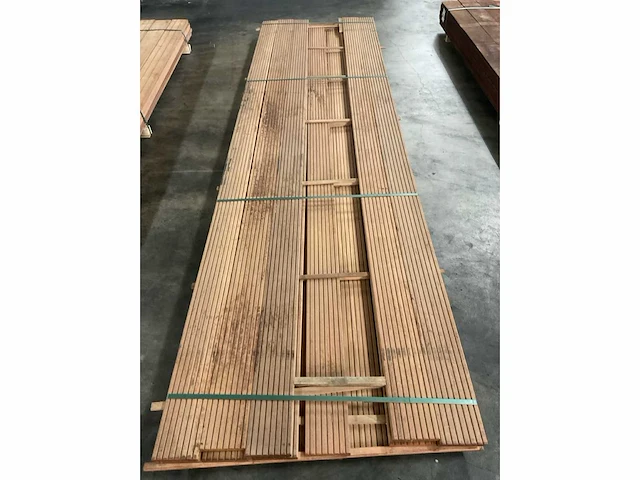 Azobé vlonderdelen antislip 21x145 mm (18x) - afbeelding 5 van  6