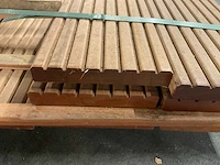 Azobé vlonderdelen antislip 21x145 mm (18x) - afbeelding 6 van  6
