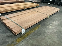 Azobé vlonderdelen antislip 21x145 mm (21x) - afbeelding 1 van  6