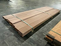 Azobé vlonderdelen antislip 21x145 mm (21x) - afbeelding 3 van  6