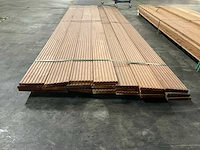 Azobé vlonderdelen antislip 21x145 mm (21x) - afbeelding 4 van  6