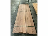 Azobé vlonderdelen antislip 21x145 mm (21x) - afbeelding 5 van  6