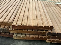 Azobé vlonderdelen antislip 21x145 mm (21x) - afbeelding 6 van  6
