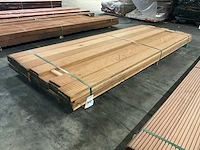 Azobé vlonderdelen antislip 21x145 mm (41x) - afbeelding 1 van  6