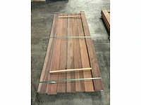 Azobé vlonderdelen antislip 35x140 mm (9x) - afbeelding 5 van  6