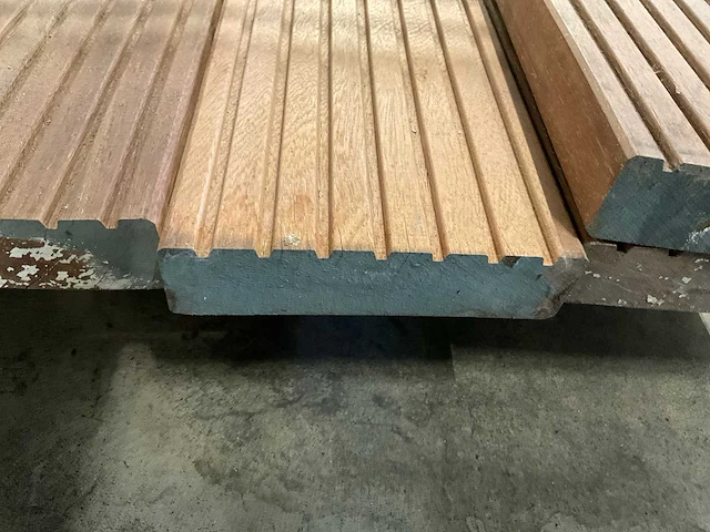 Azobé vlonderdelen antislip 35x140 mm (9x) - afbeelding 6 van  6