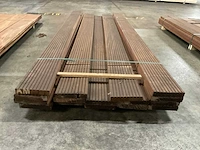 Azobé vlonderdelen antislip 35x190 mm (16x) - afbeelding 2 van  6