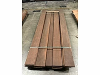 Azobé vlonderdelen antislip 35x190 mm (16x) - afbeelding 5 van  6