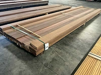Azobé vlonderdelen antislip 45x140 mm (16x) - afbeelding 1 van  6