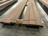 Azobé vlonderdelen antislip 45x140 mm (6x) - afbeelding 2 van  6