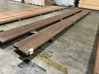 Azobé vlonderdelen antislip 45x190 mm (4x) - afbeelding 1 van  6