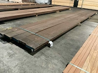 Azobé vlonderdelen antislip 45x190 mm (5x) - afbeelding 1 van  6