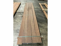 Azobé vlonderdelen antislip 45x190mm (5x) - afbeelding 5 van  6