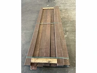 Azobe vlonderplanken 45x140 mm (17x) - afbeelding 5 van  6