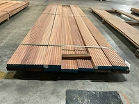 Azobé vlonderplanken met antislip 35x140 mm (12x) - afbeelding 2 van  6
