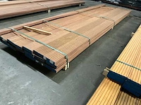 Azobé vlonderplanken met antislip 35x140 mm (18x) - afbeelding 3 van  6