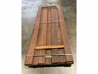 Azobé vlonderplanken met antislip 35x140 mm (22x) - afbeelding 5 van  6