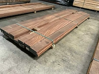 Azobé vlonderplanken met antislip 45x140 mm (13x) - afbeelding 3 van  6