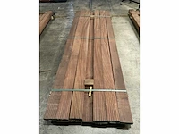 Azobé vlonderplanken met antislip 45x140 mm (13x) - afbeelding 5 van  6