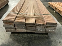 Azobé vlonderplanken met antislip 45x190 mm (27x) - afbeelding 2 van  5