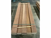 Azobé vlonderplanken met antislip 45x190 mm (27x) - afbeelding 4 van  5