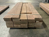Azobé vlonderplanken met antislip 45x190 mm (33x) - afbeelding 2 van  6