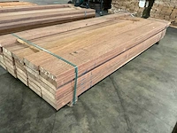 Azobé vlonderplanken met antislip 45x190 mm (33x) - afbeelding 3 van  6