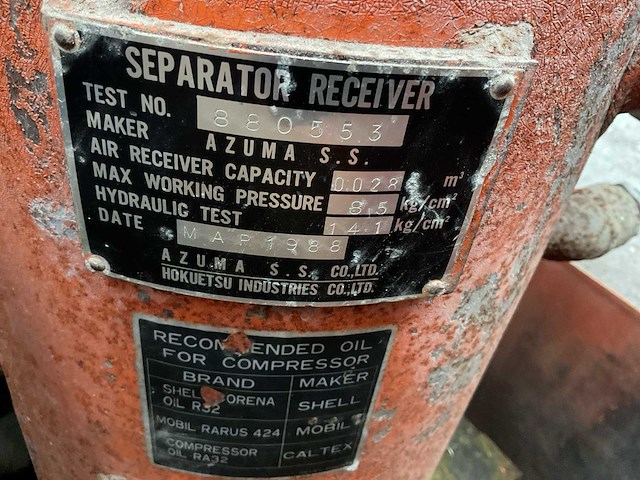 Azuma - mobiele luchtcompressor - afbeelding 8 van  8