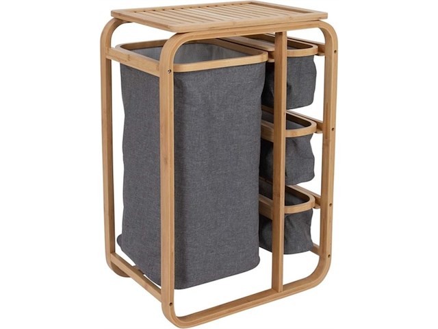 B-champ urban outdoor kast kemptown bamboe grijs - afbeelding 1 van  1