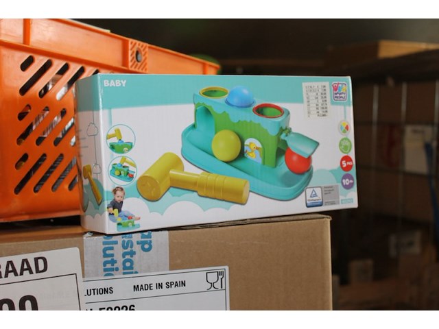 Baby hamertje tik met ballen - afbeelding 3 van  3