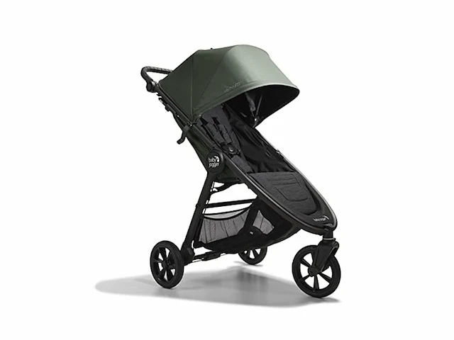 Baby jogger city mini gt2 lichte combi-kinderwagen, vierwielvering voor elk terrein briar green - afbeelding 1 van  3