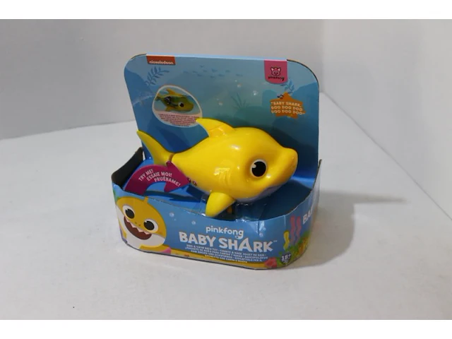 Baby shark zwebmbad spul 1x geel - afbeelding 1 van  3