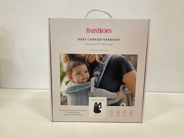 Babybjorn baby carrier harmony black - afbeelding 1 van  2