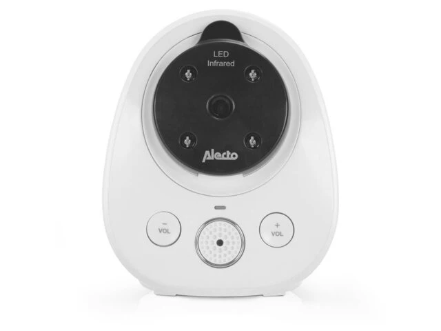 Babyfoon met camera en 2.4 kleurenscherm - wit-antraciet alecto metronic - afbeelding 1 van  3