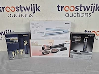 Babyliss big hair luxe föhnborstel as970e - multistyler met 4 opzetstukken + babyliss hydro fusion styler st573e stijltang + babyliss super-x metal series baardtrimmer t991e - afbeelding 2 van  2