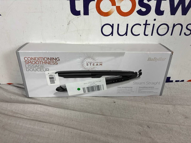 Babyliss steam straight stijltang st492e – stoomstijltang - 5 temperatuurinstellingen tot 230°c - extra brede platen - afbeelding 2 van  2