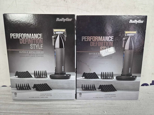 Babyliss super-x metal tondeuse e991e -- zwart - afbeelding 2 van  2