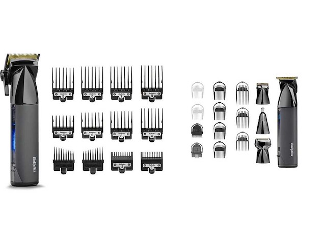 Babyliss super-x metal tondeuse e991e - zwart + babyliss super-x metal series multigroom mt991e - afbeelding 1 van  1