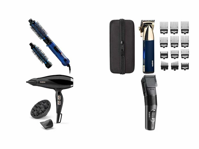 Babylisspro moonlight professional 2602 - föhnborstel + babyliss super-x metal tondeuse e992e - afbeelding 1 van  2