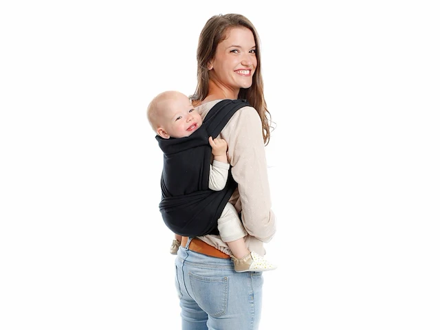 Babylonia draagdoek bbtai zwart beans - afbeelding 4 van  4