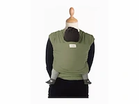 Babylonia draagdoek tricot organic olijf groen - afbeelding 1 van  1