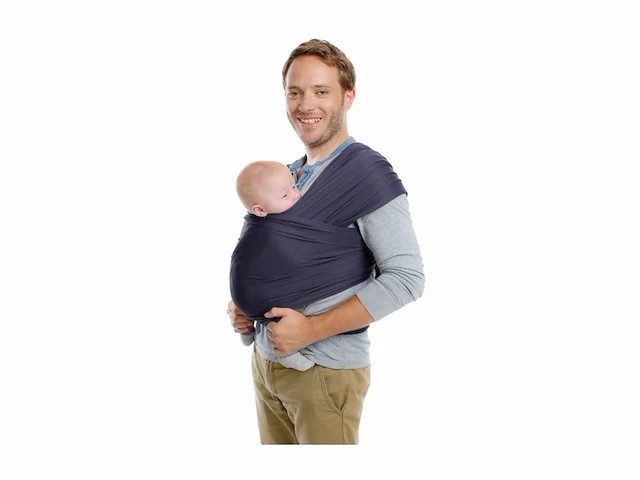 Babylonia tricot-slen cool draagdoek navy blue - afbeelding 2 van  2