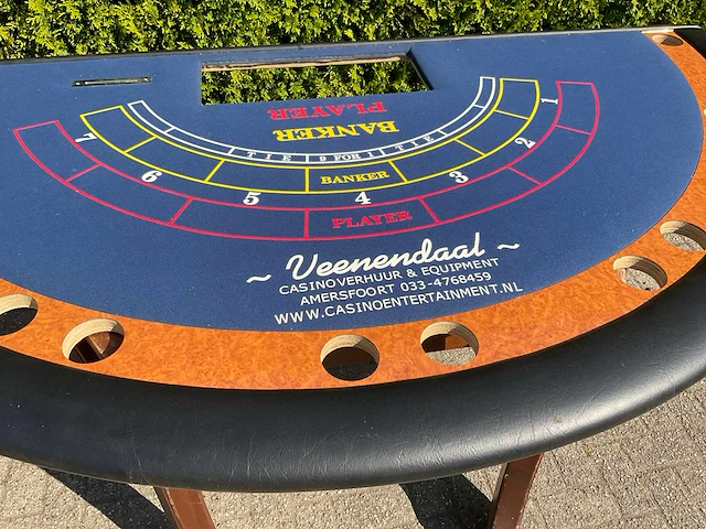 Baccarat casino tafel - afbeelding 3 van  7