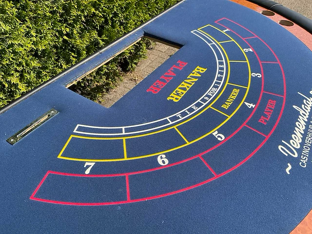 Baccarat casino tafel - afbeelding 4 van  7